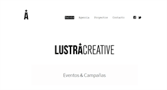 Desktop Screenshot of lustracreative.com