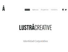 Tablet Screenshot of lustracreative.com